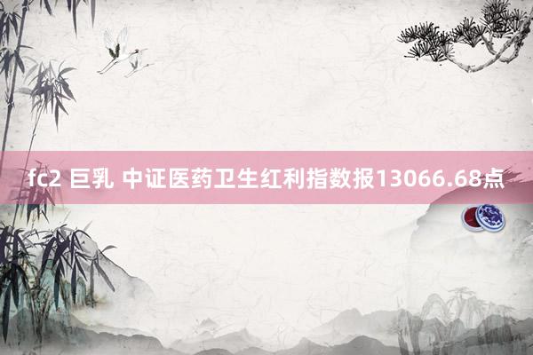 fc2 巨乳 中证医药卫生红利指数报13066.68点