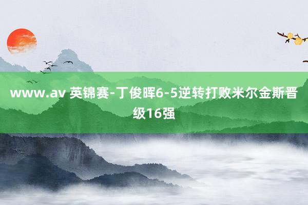 www.av 英锦赛-丁俊晖6-5逆转打败米尔金斯晋级16强