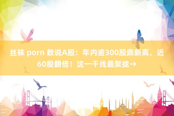 丝袜 porn 数说A股：年内逾300股鼎新高，近60股翻倍！这一干线最聚拢→